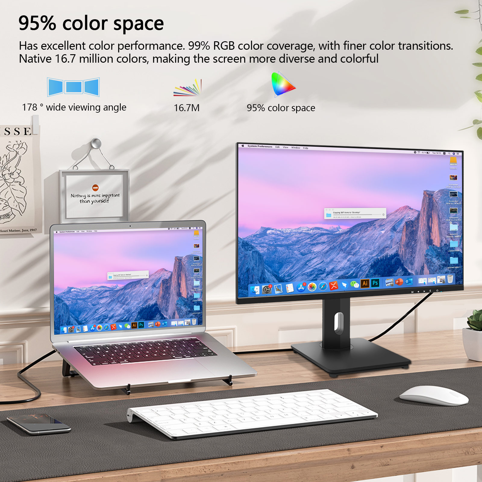 New Design PC 27 Inch Monitor LCD Screen Desktop 1K 2K Monitor 75HZ 165Hz 144Hz Gaming 2k monitor