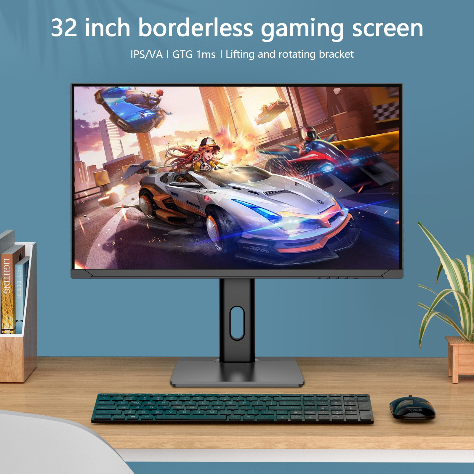 32 34 inch 180hz Gaming Esports Monitor 4k full HD ips 1ms desktop computer screen monitor