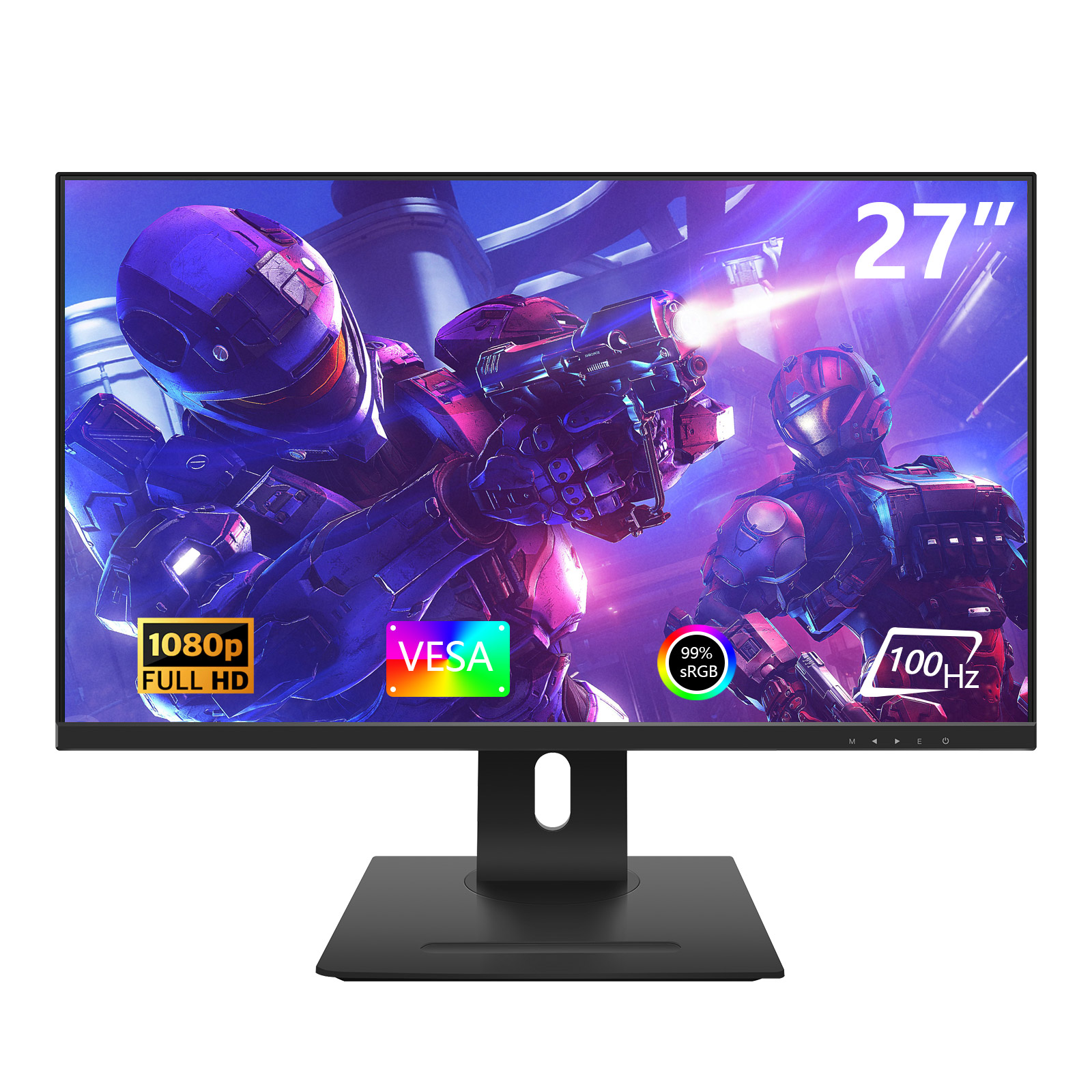 27 inch ultra wide pc monitor ips panel 1k 2k  60-240hz lcd flat gaming monitors