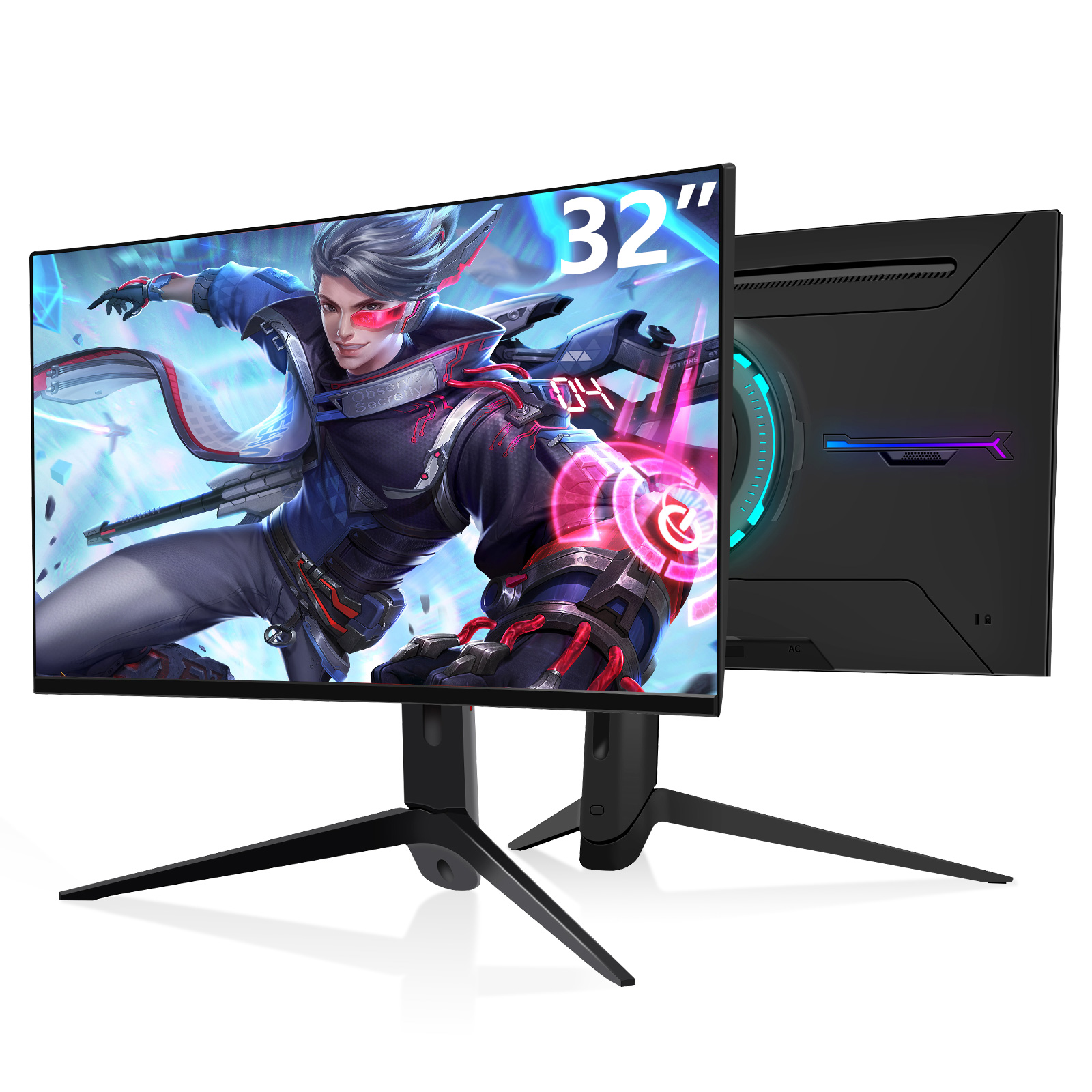 1k 2k 4k 27 32 34 inch flat curved E-sports gaming monitor 