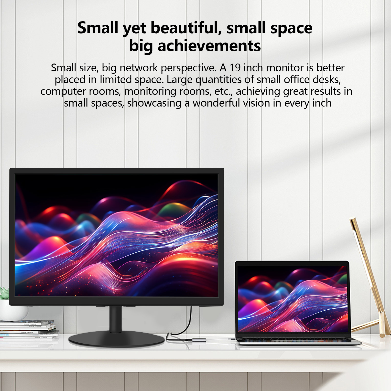 Hot Selling Office Computer Monitor 19-23.6 inch 75Hz High Refresh Rate TN Black Monitor Desktop PC Monitor
