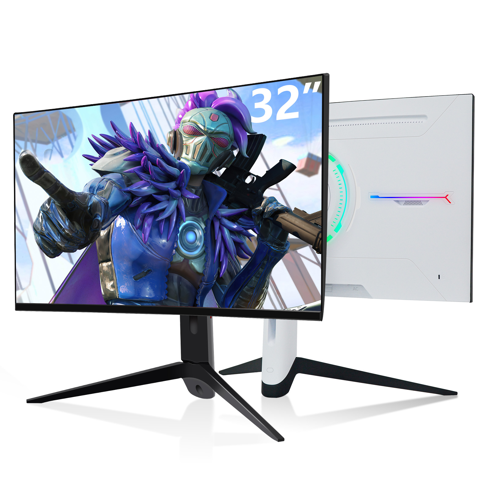 1k 2k 4k 27 32 34 inch flat curved E-sports gaming monitor 