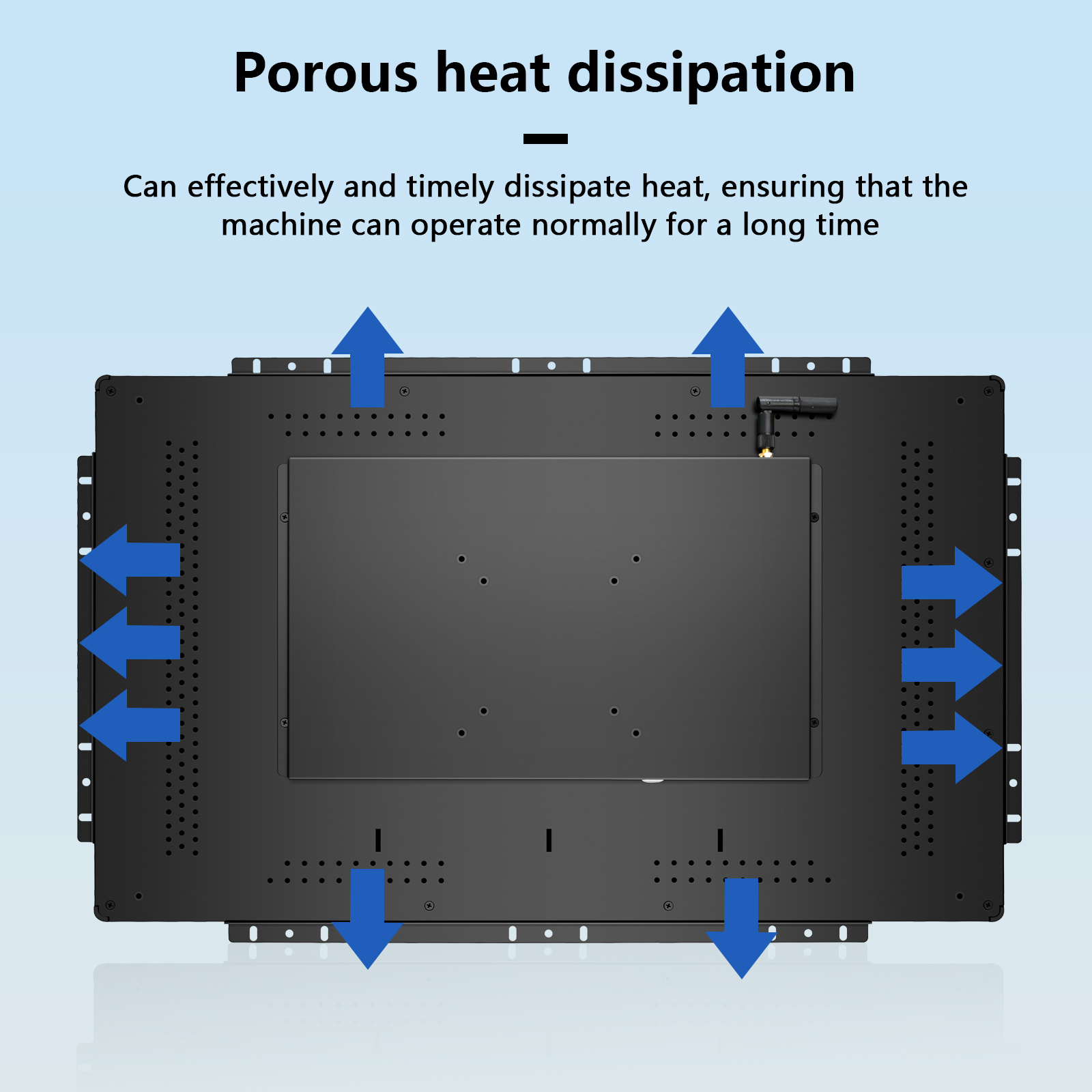 Industrial Capacitive Touch Monitor 10.1''-27'' Rugged LCD Display 250-1500cd/m² High Brightness for Industrial and Commercial